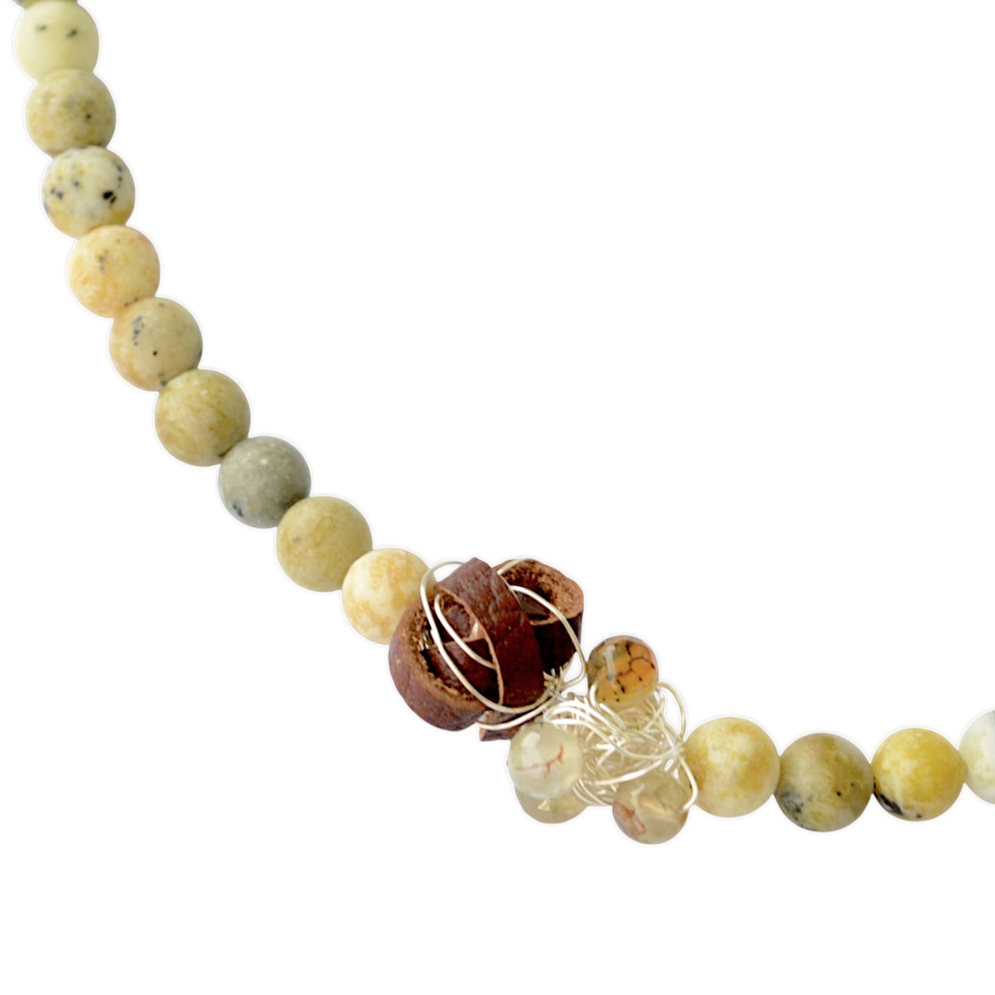 Jasper ve Sitrin Taşlı 3lü Kolye Set