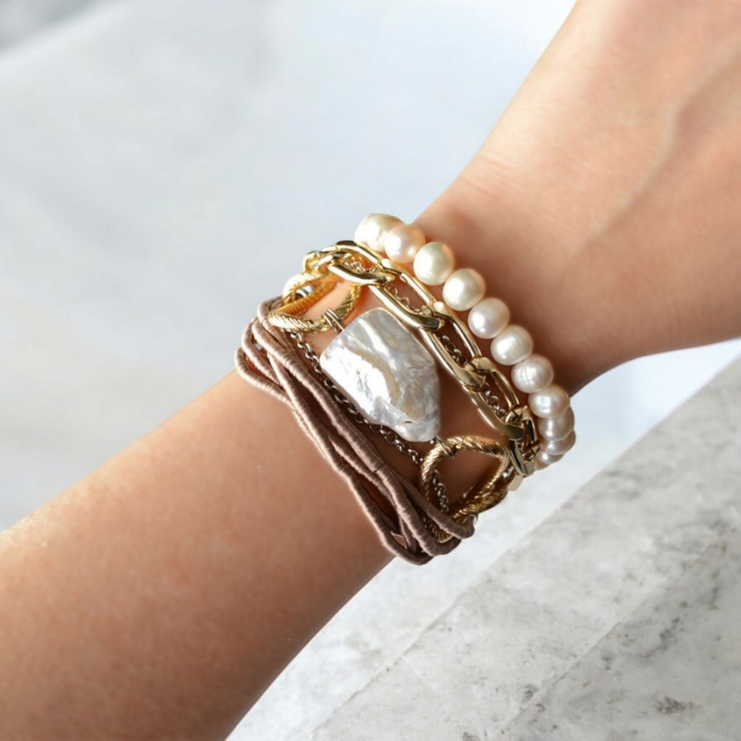 Culture and Baroque Pearl Bracelet