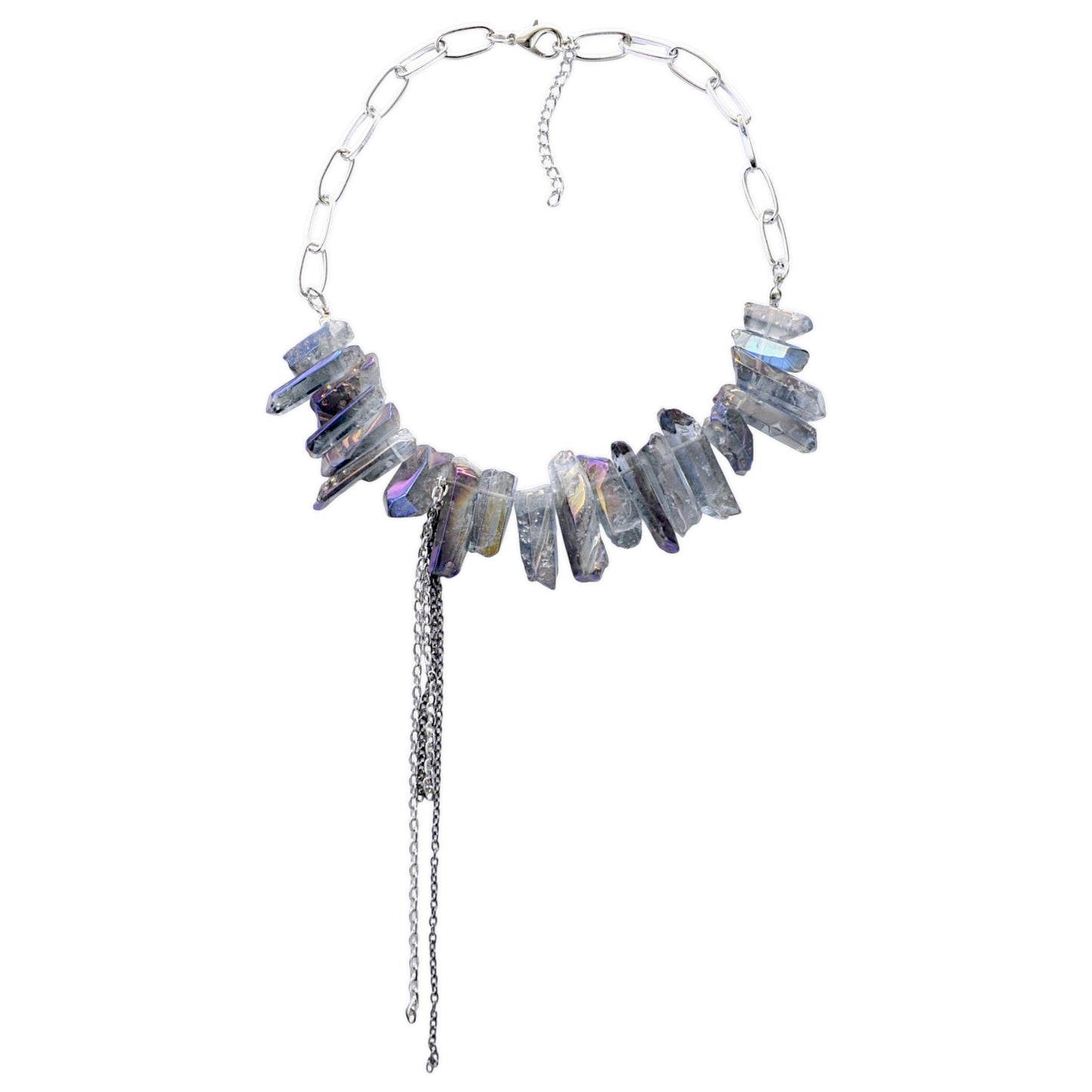 Kuvars ve Akik Taşlı 2li Kolye Set