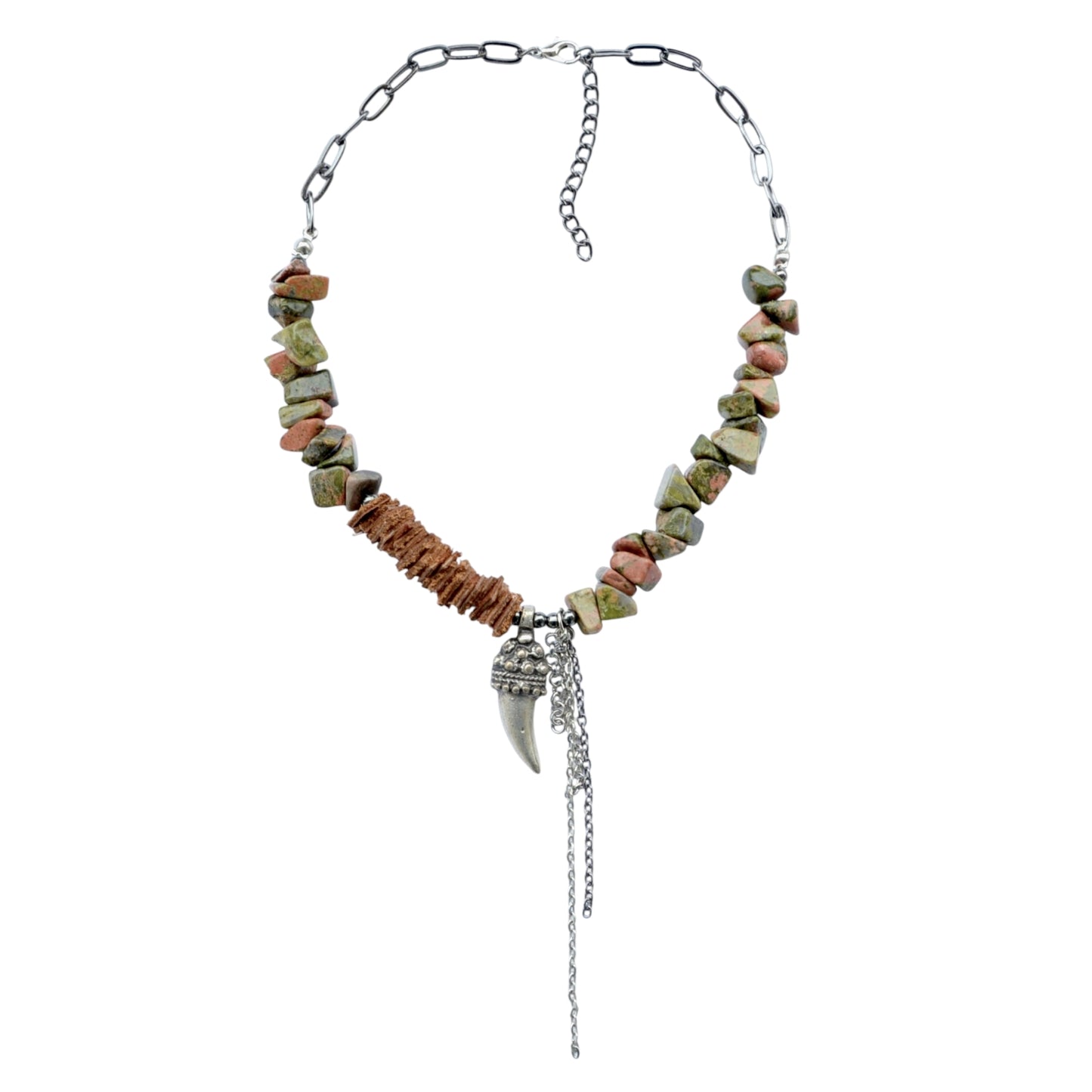 Unakit Taşlı 3lü Kolye Set