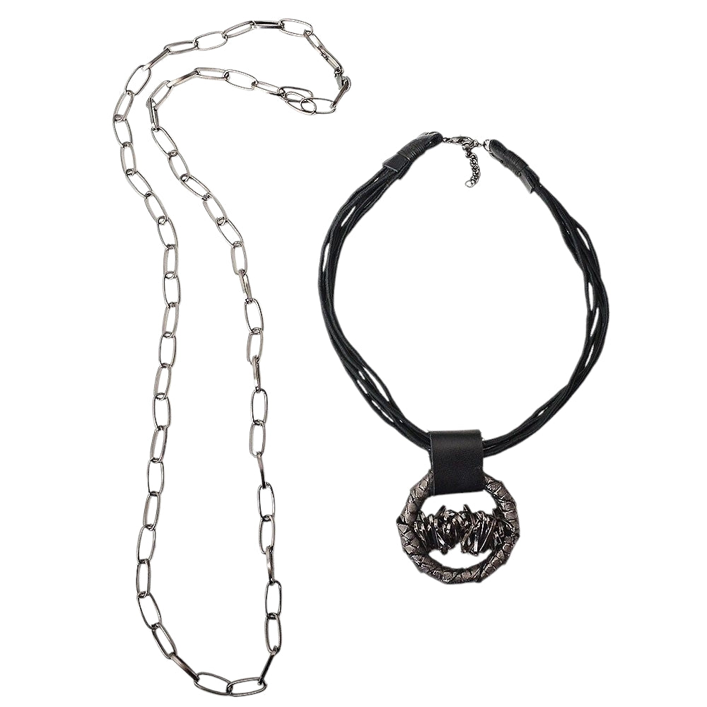 Short and Long Necklace Set 2