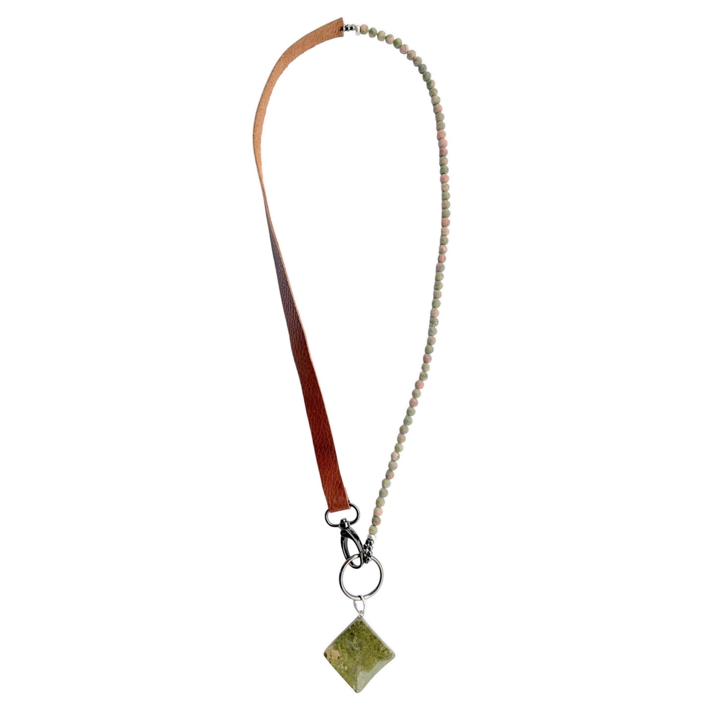 Unakit Taşlı 3lü Kolye Set