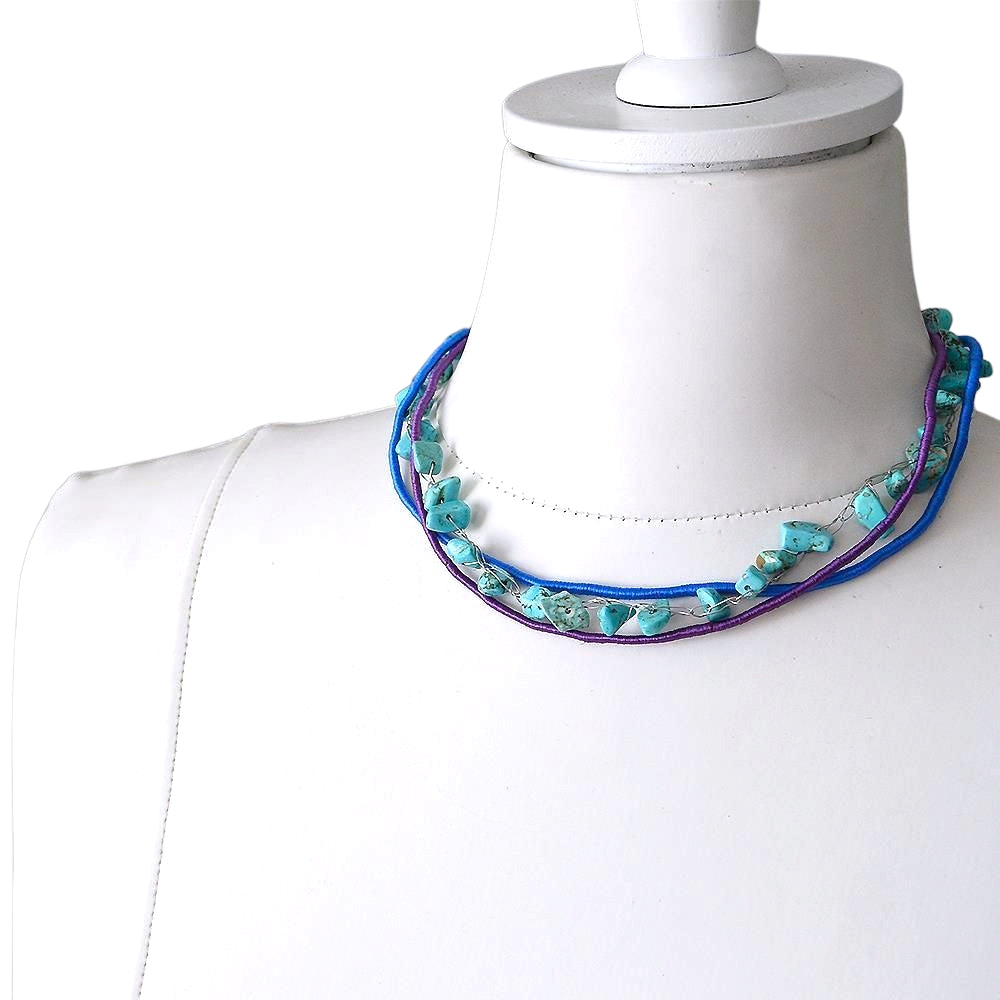 Turquoise Stone Necklace