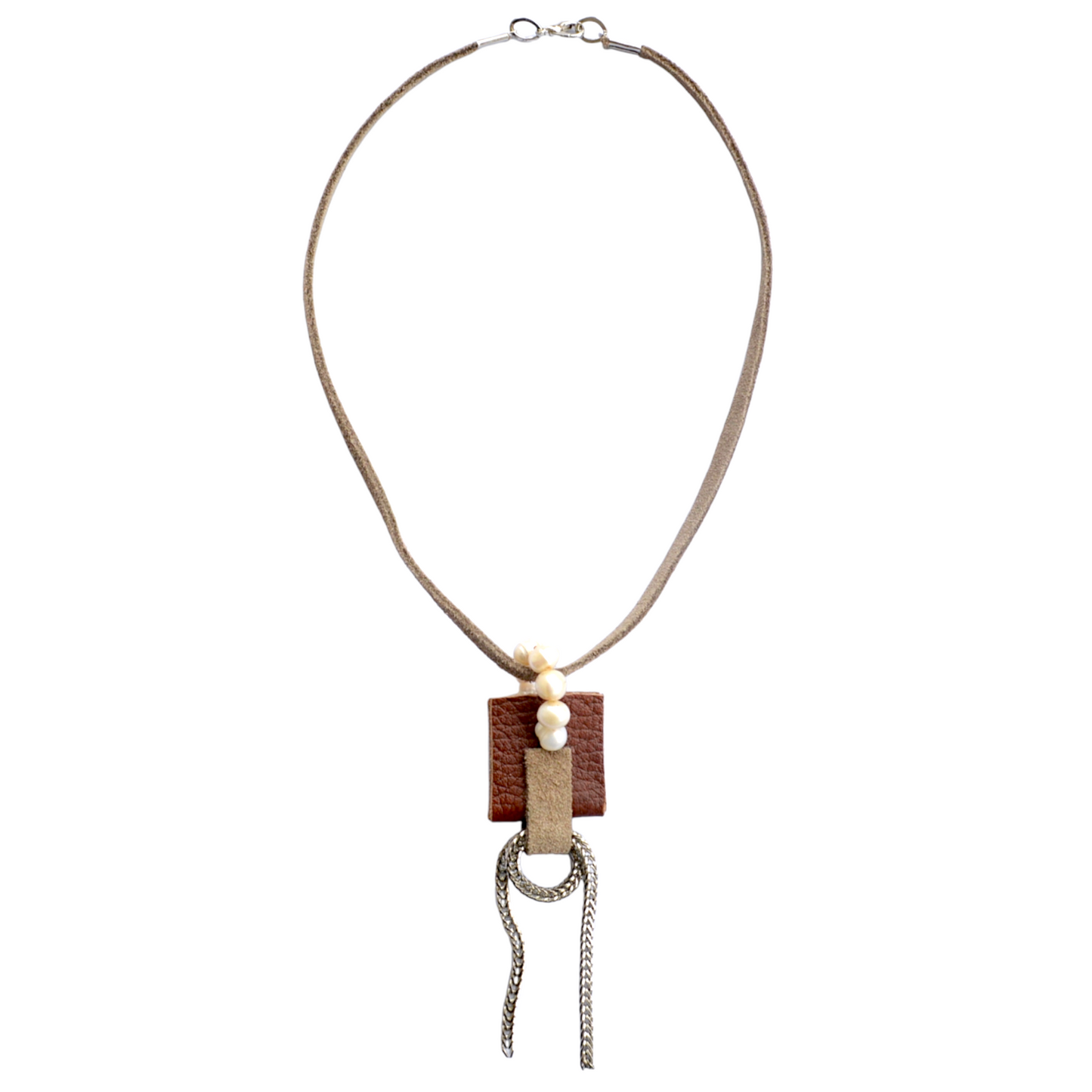 Kültür İncili Deri Kolye