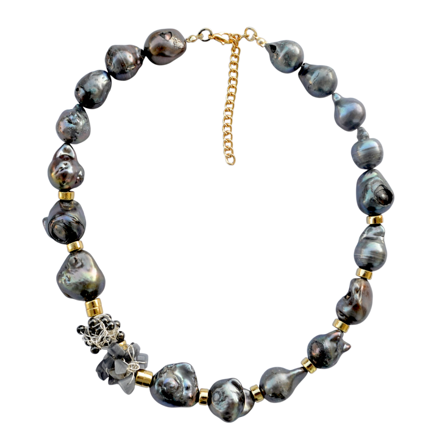 Amorf Barok İnci Kolye