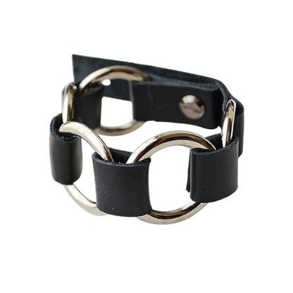 Siyah Derili Halka Bileklik