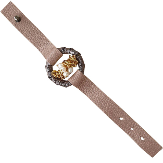 Pearl Leather Bracelet