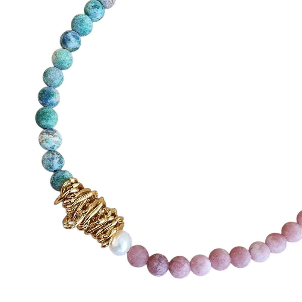 Pearl Agate Necklace