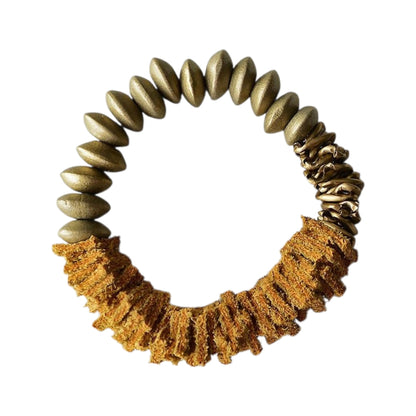 Ahşap ve Deri Bileklik