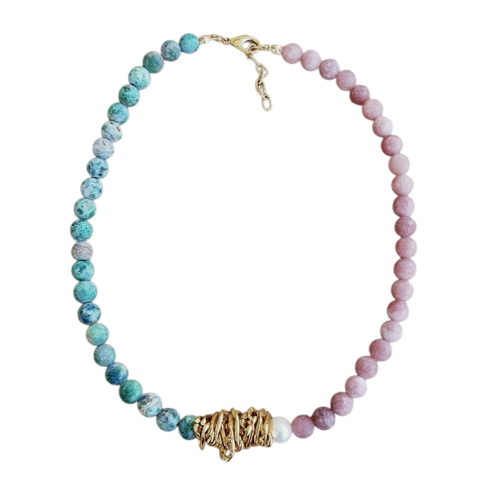Pearl Agate Necklace