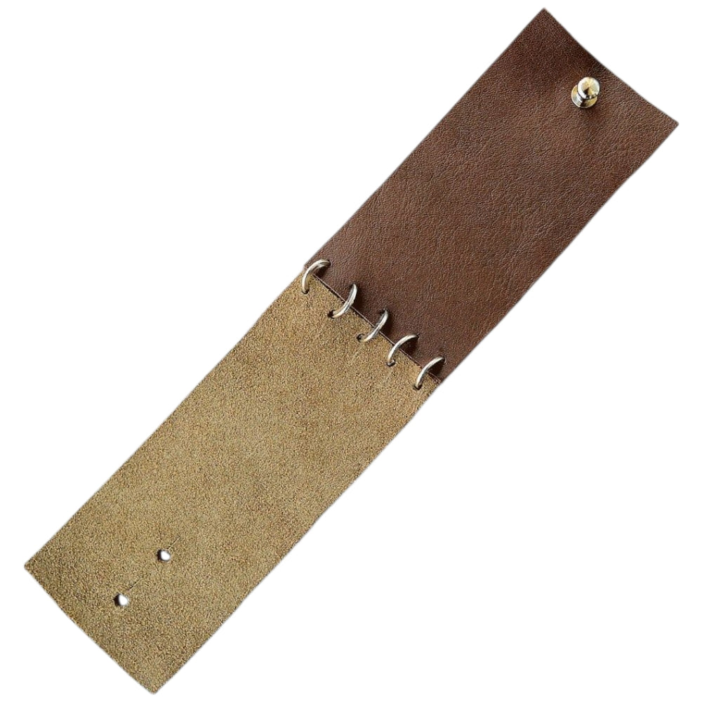 Two-Tone Leather Bracelet