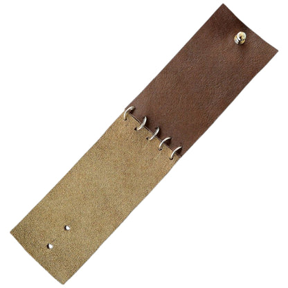 Two-Tone Leather Bracelet