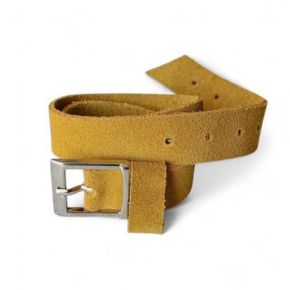 Yellow 2 Round Leather Bracelet