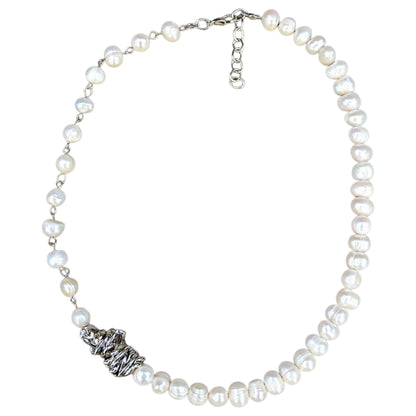 Culture Pearl Short Necklace